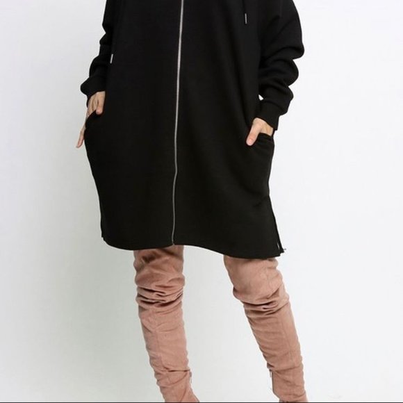 Unisex Long Hoodie - Picture 2 of 3